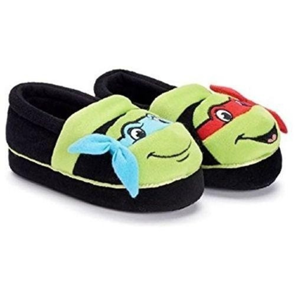 Nickelodeon Boy's Teenage Mutant Ninja Turtles Slippers Size 5/6 Small